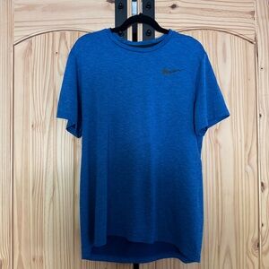 Nike Men's Heathered Blue Short Sleeve Tee